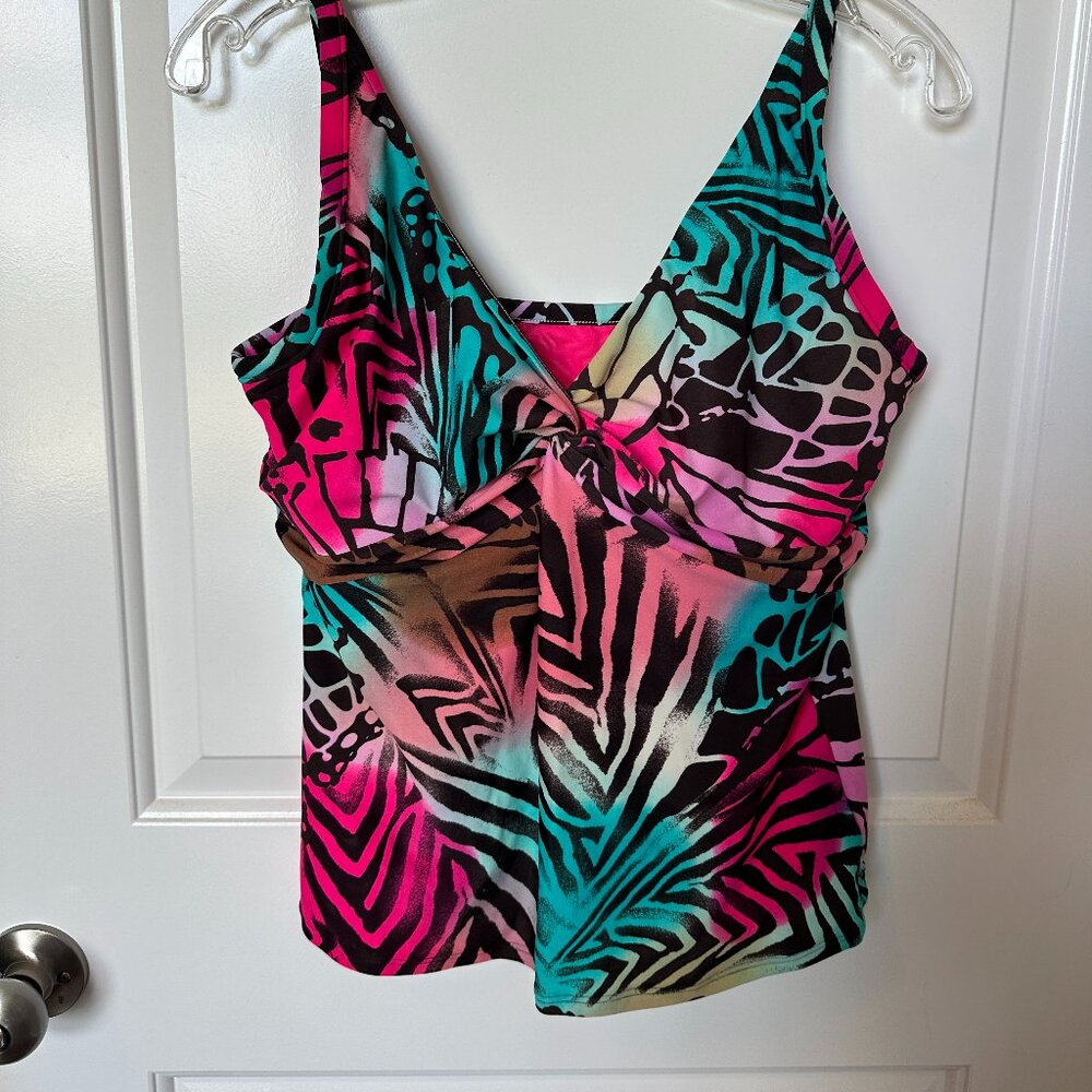 Sunsets Tankini Swim Top Separate 38DD (XL)